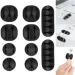 Multi-purpose cable clips for desk wire organization - obeepo.in