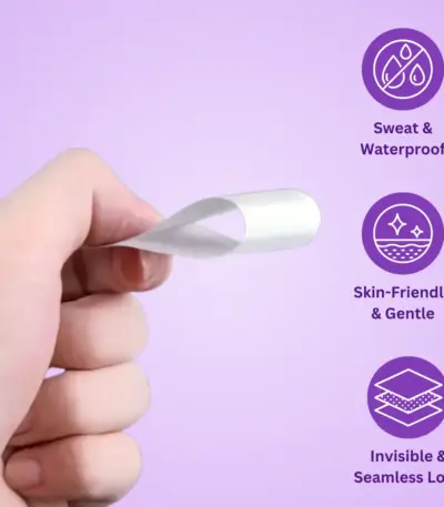 Double-sided bra tape for women – invisible, waterproof, and perfect for securing clothes - obeepo.in