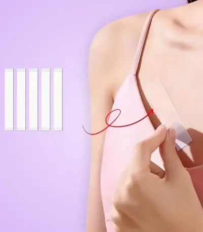Double-sided bra tape for women – invisible, waterproof, and perfect for securing clothes - obeepo.in