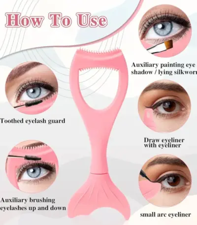 Reusable Silicone Eyeliner Stencil for Makeup Beginners - obeepo.in