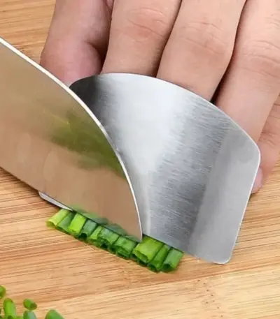 Stainless Steel Finger Guard for Safe Chopping - obeepo.in