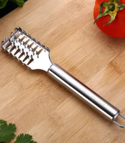 Stainless Steel Fish Scale Remover Tool with Ergonomic Handle - obeepo.in