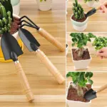 3-Piece Mini Gardening Tool Set with Ergonomic Handles - obeepo.in