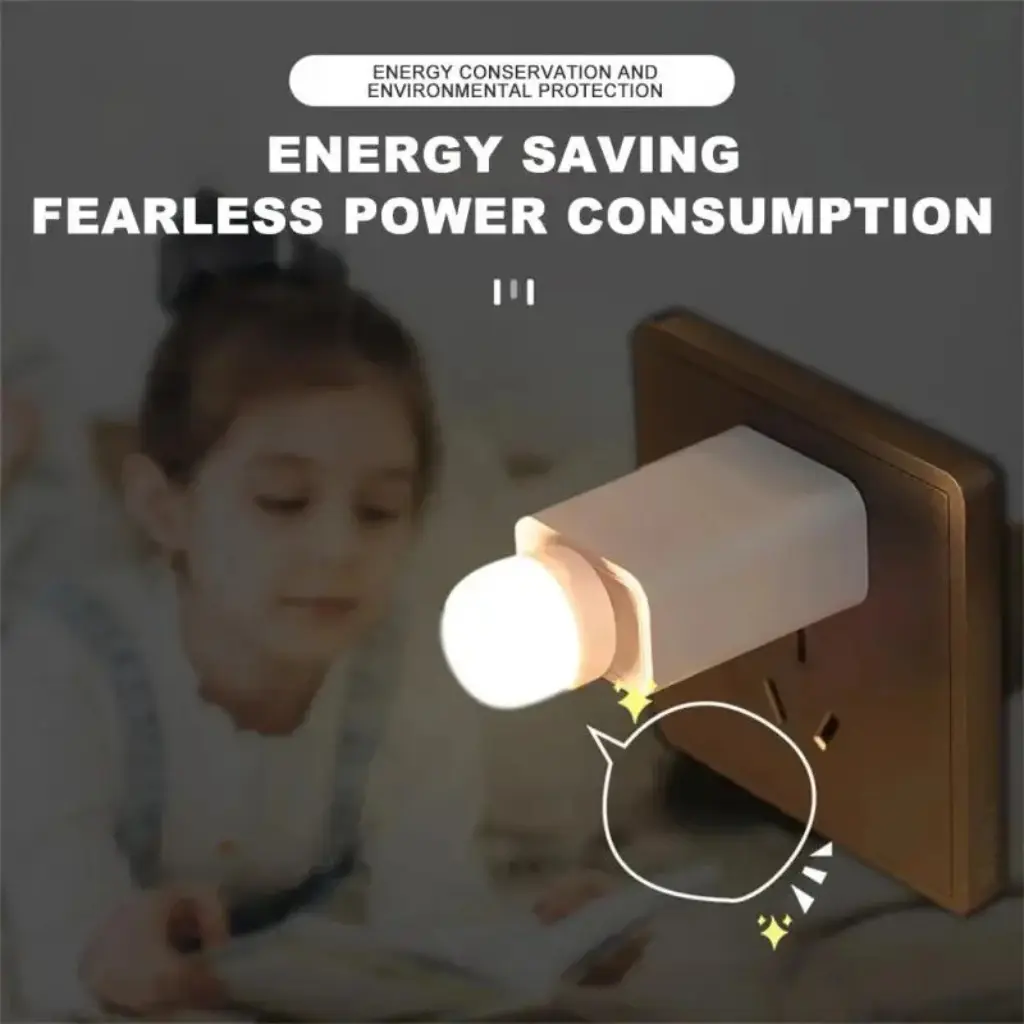 Cute Portable USB LED Night Light for PC, Laptop, and Emergency Use - Obeepo.in