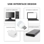 Cute Portable USB LED Night Light for PC, Laptop, and Emergency Use - Obeepo.in