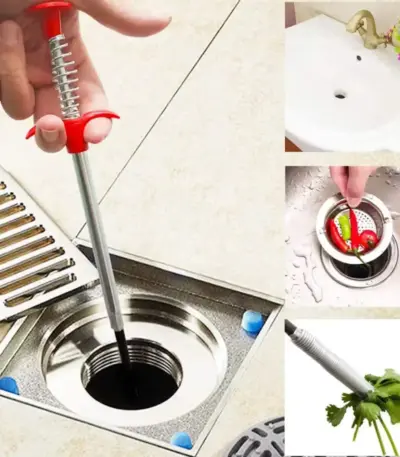 Stainless Steel Sink Cleaning Hook with Claw Mechanism - obeepo.in
