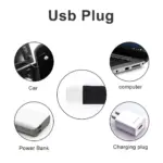 USB Star Projector Night Light creating a romantic starry atmosphere in a car or bedroom. - Obeepo.in