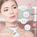 Aura EMS Light Therapy Face Massager – Imported Skincare Tool - obeepo.in