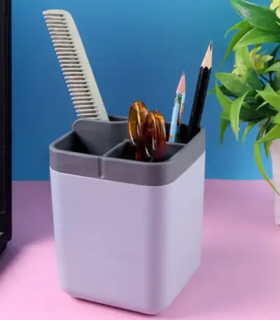 4-Compartment Makeup & Pen Holder | Shop Online Now